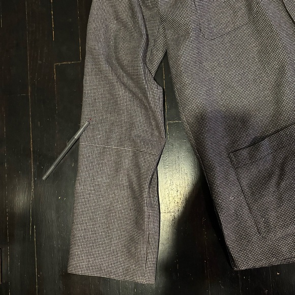 Shanghai Tang Wool Checkered Button Up Jacket - Picture 9 of 14